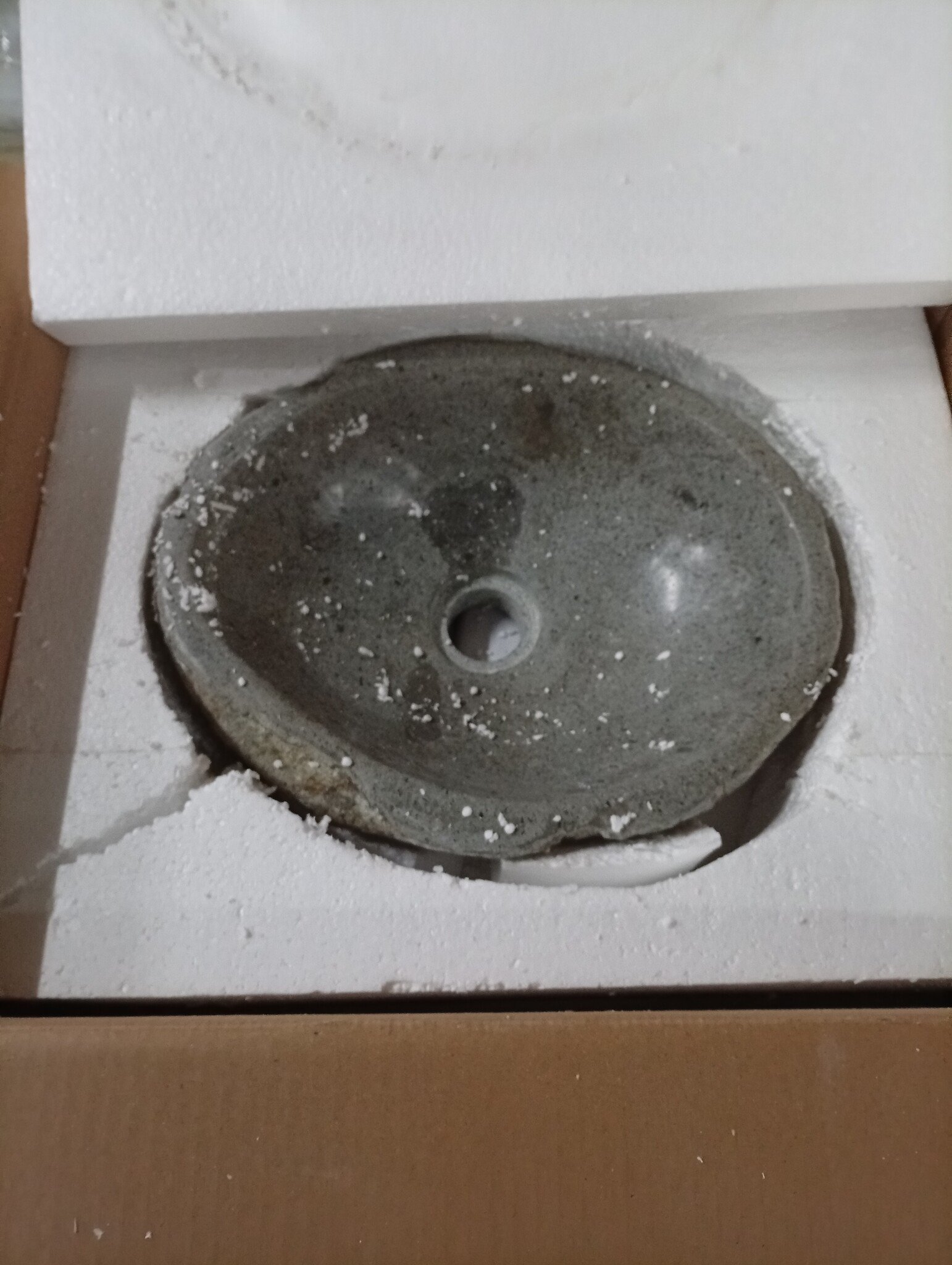 vidaXL Riviersteen Wasbak - Lichtgrijs - 68% Korting