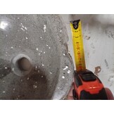 vidaXL Riviersteen Wasbak - Lichtgrijs - 68% Korting