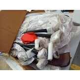 vidaXL Fauteuil met Voetensteun, Echt Leer & Canvas Bruin | -55%