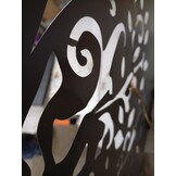 vidaXL Tuinpoort met slot - 68% KORTING | Zwart Staal 105x100cm