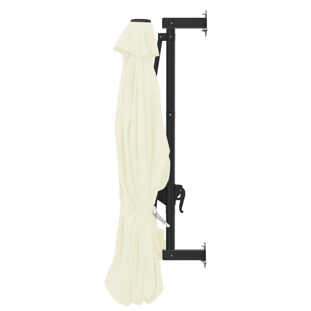 vidaXL Wandparasol 300cm Zandkleurig - 55% Korting!