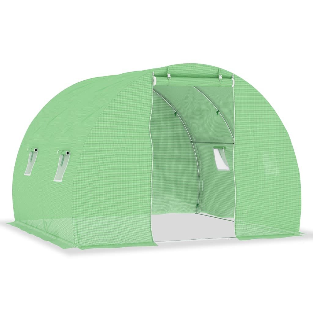 vidaXL Kas 6m² - 35% Korting! - Tuinkas met Stevig Frame