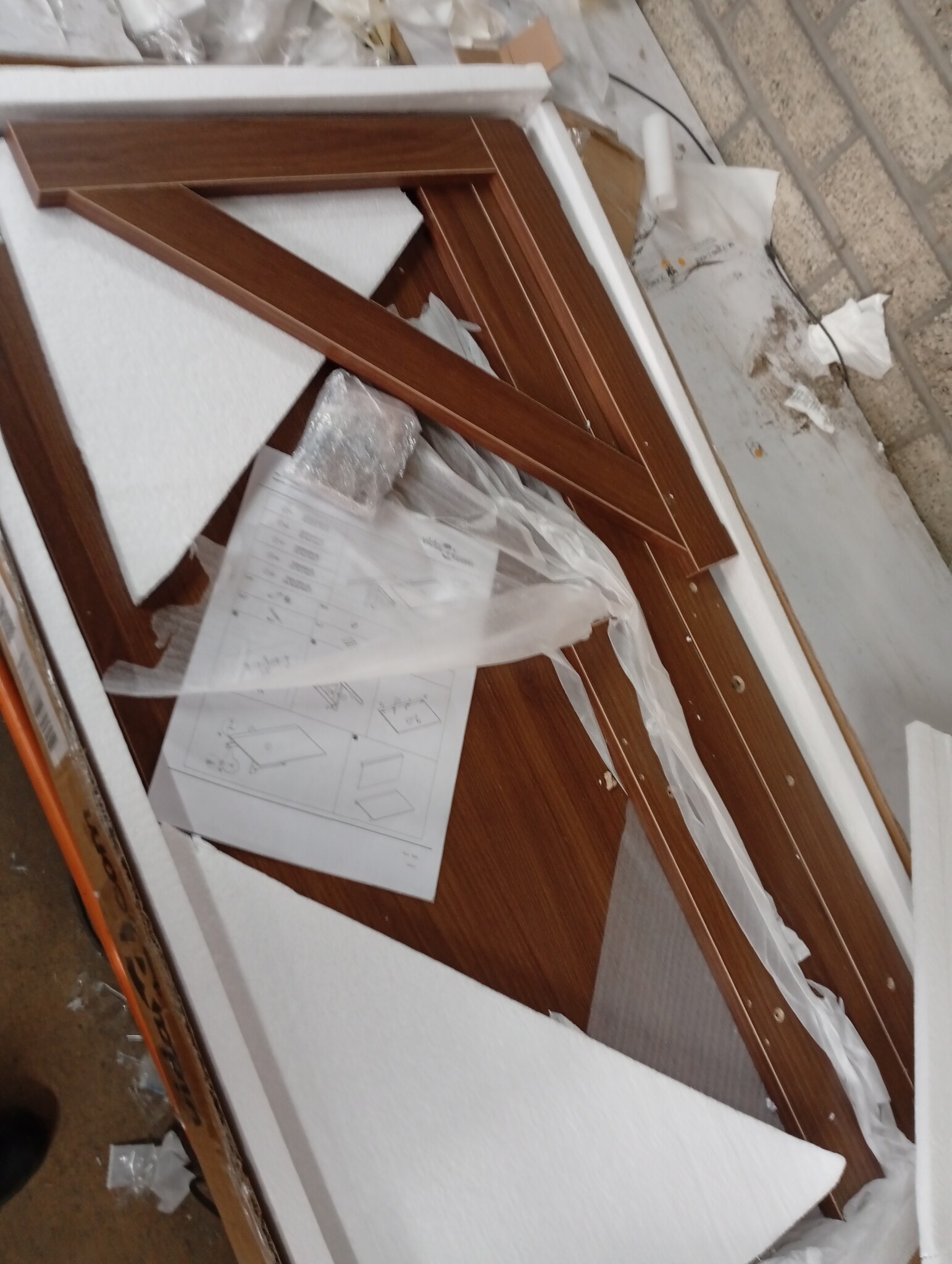 vidaXL Wandtafel Inklapbaar Bruineiken - 68% Korting!