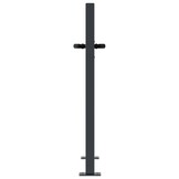 vidaXL Bamboe Poort (105x105cm) - Staal Antraciet | 59% Korting