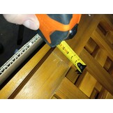 VidaXL Kamerscherm 4 panelen Massief Acaciahout - 60% Korting!