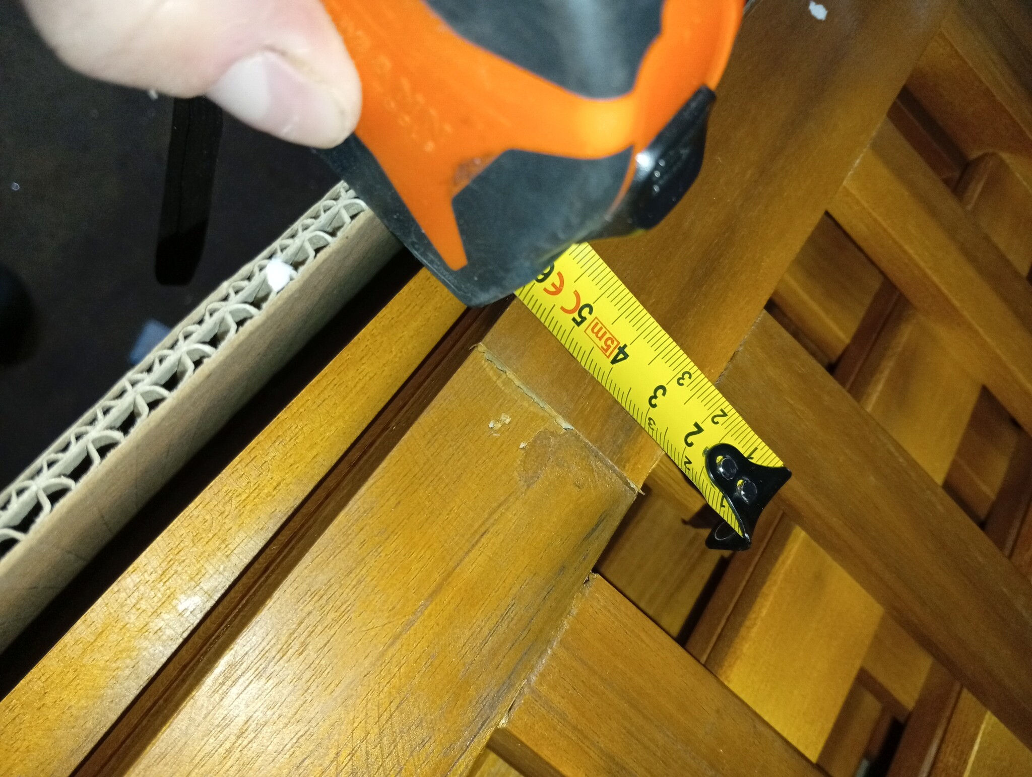 VidaXL Kamerscherm 4 panelen Massief Acaciahout - 60% Korting!