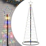 vidaXL Kerstboom LED Kleurrijk 182cm - 64% Korting