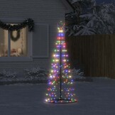 vidaXL Kerstboom LED Kleurrijk 182cm - 64% Korting