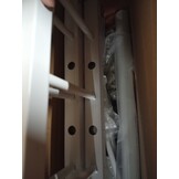 vidaXL Tuinhek Wit - 165 cm - 64% Korting!