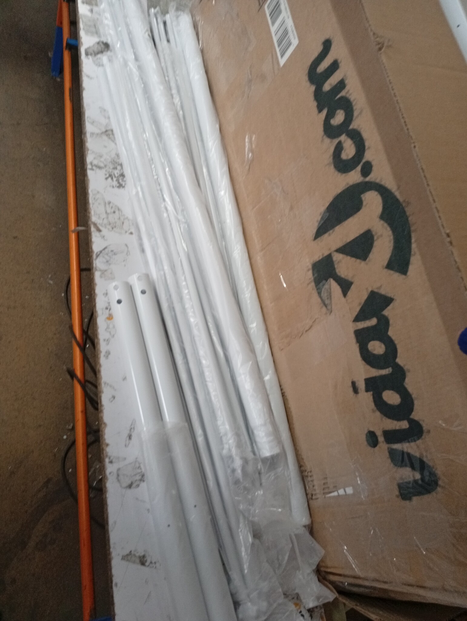 vidaXL Tuinhek Wit - 165 cm - 64% Korting!