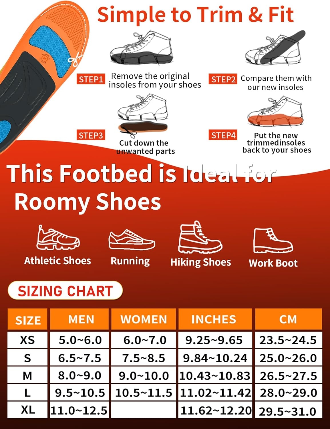 Orthopedische Werkinlegzolen Trustfeet B101 | M (41-43) | 41% Korting!