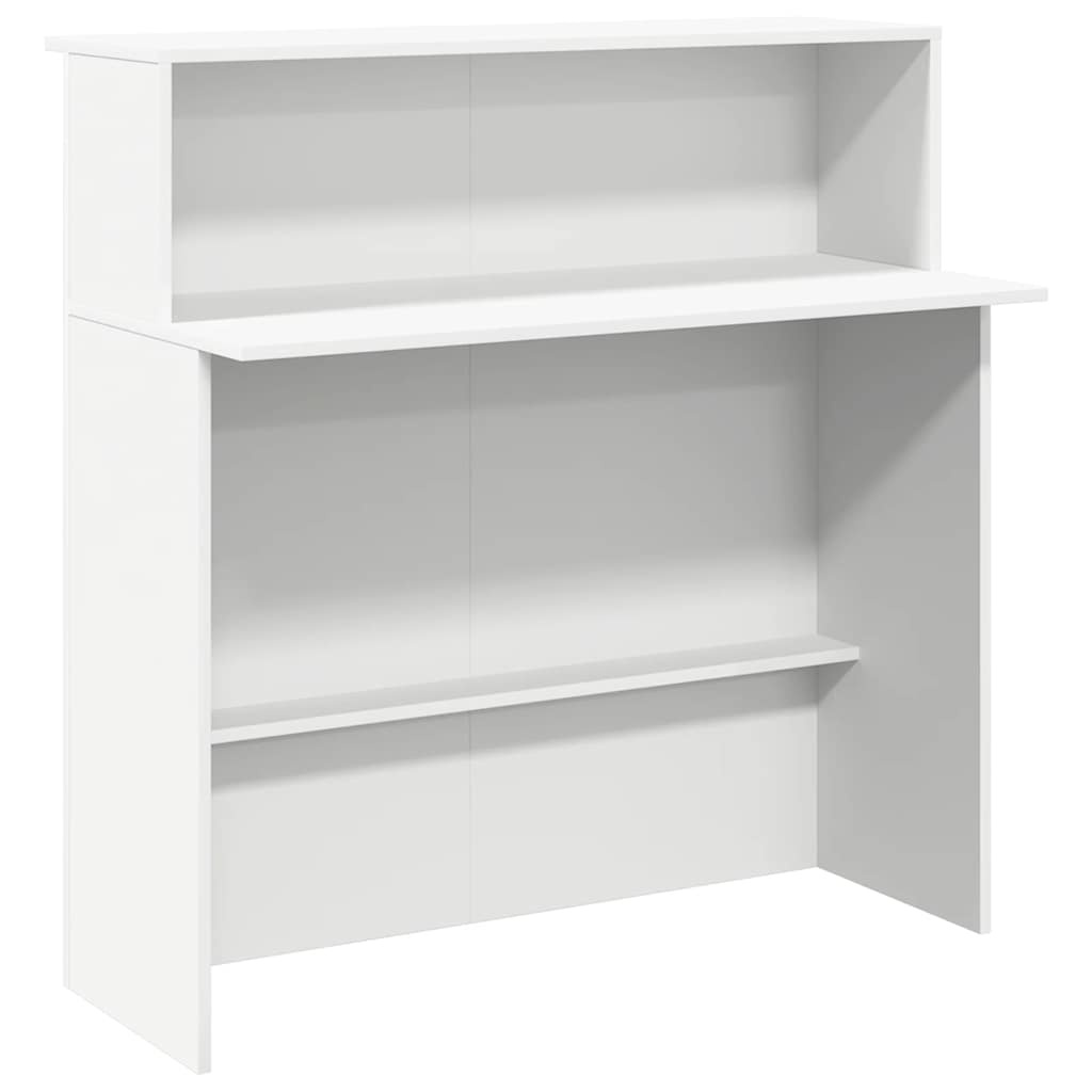 vidaXL Receptiebalie 100x50x103,5 cm Wit - 35% Korting!