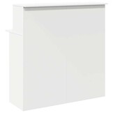 vidaXL Receptiebalie 100x50x103,5 cm Wit - 35% Korting!