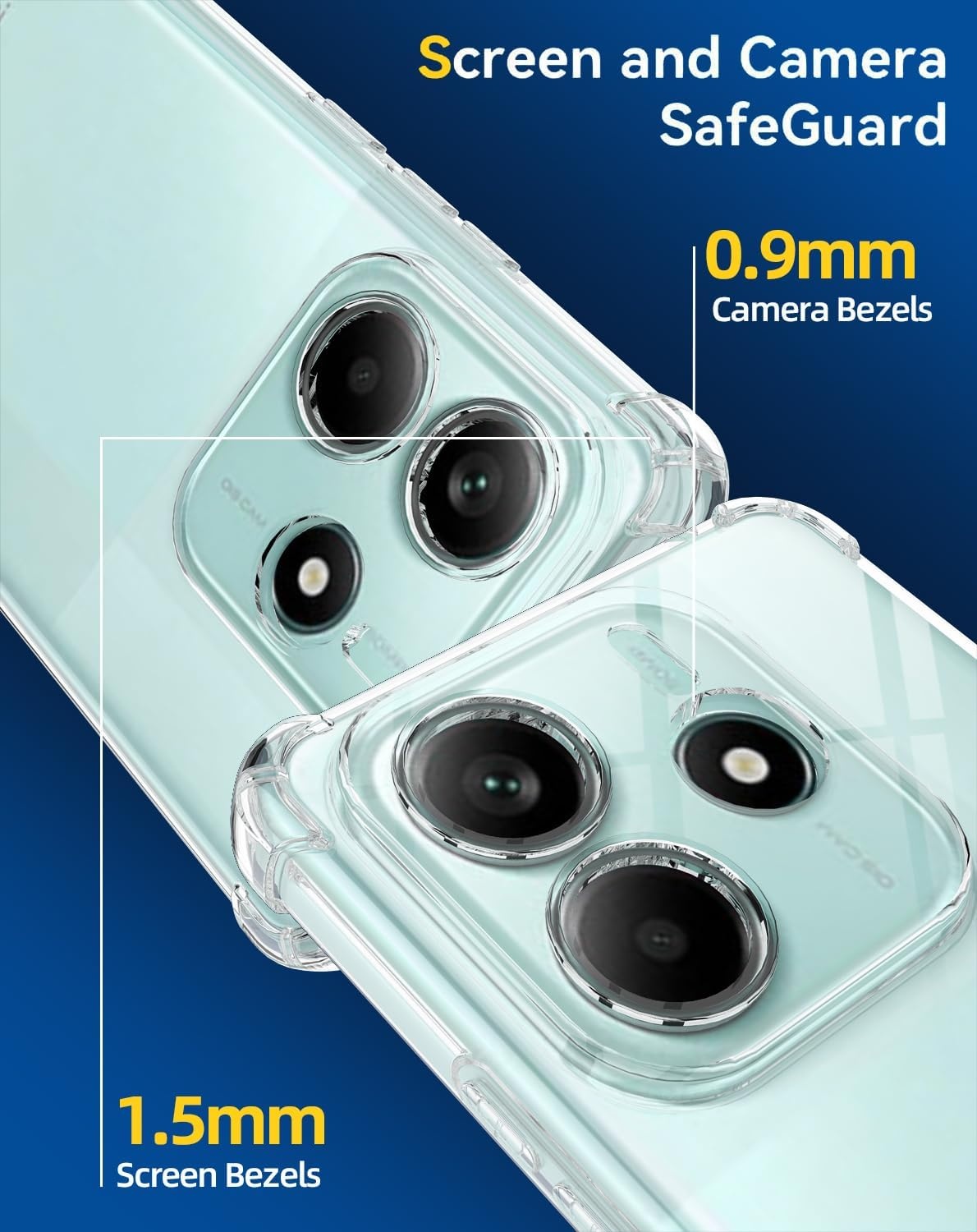 Xiaomi Redmi Note 14 5G Case + 2x Screenprotector - 30% Korting!