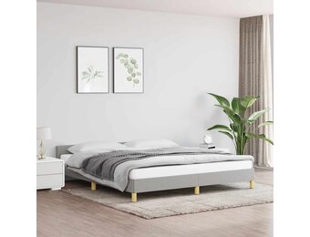 vidaXL Bedframe Lichtgrijs 160x200 cm - Nu 35% Korting!