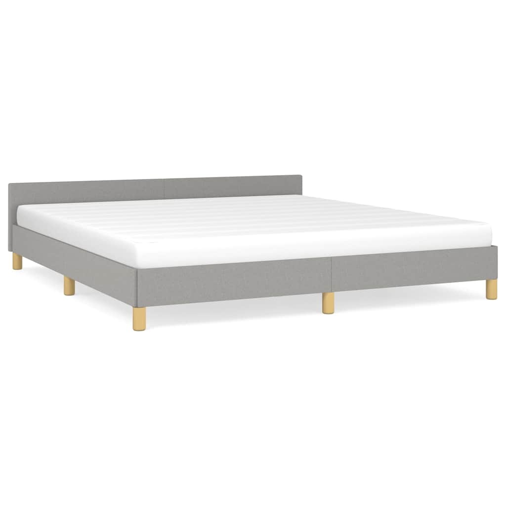 vidaXL Bedframe Lichtgrijs 160x200 cm - Nu 35% Korting!