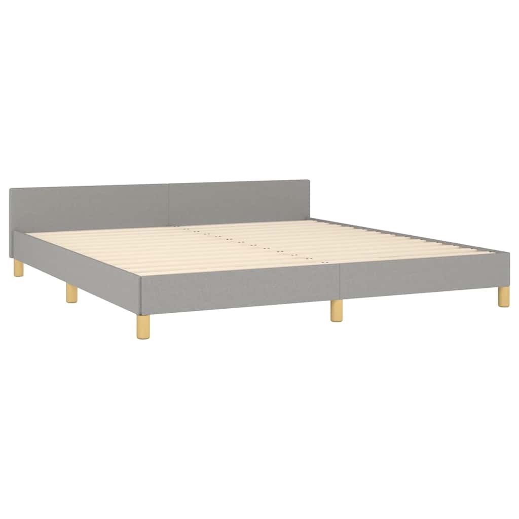 vidaXL Bedframe Lichtgrijs 160x200 cm - Nu 35% Korting!