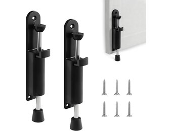 2x Deurstopper Deursluiter - Zink-Alloy met Rubber - 30% Korting