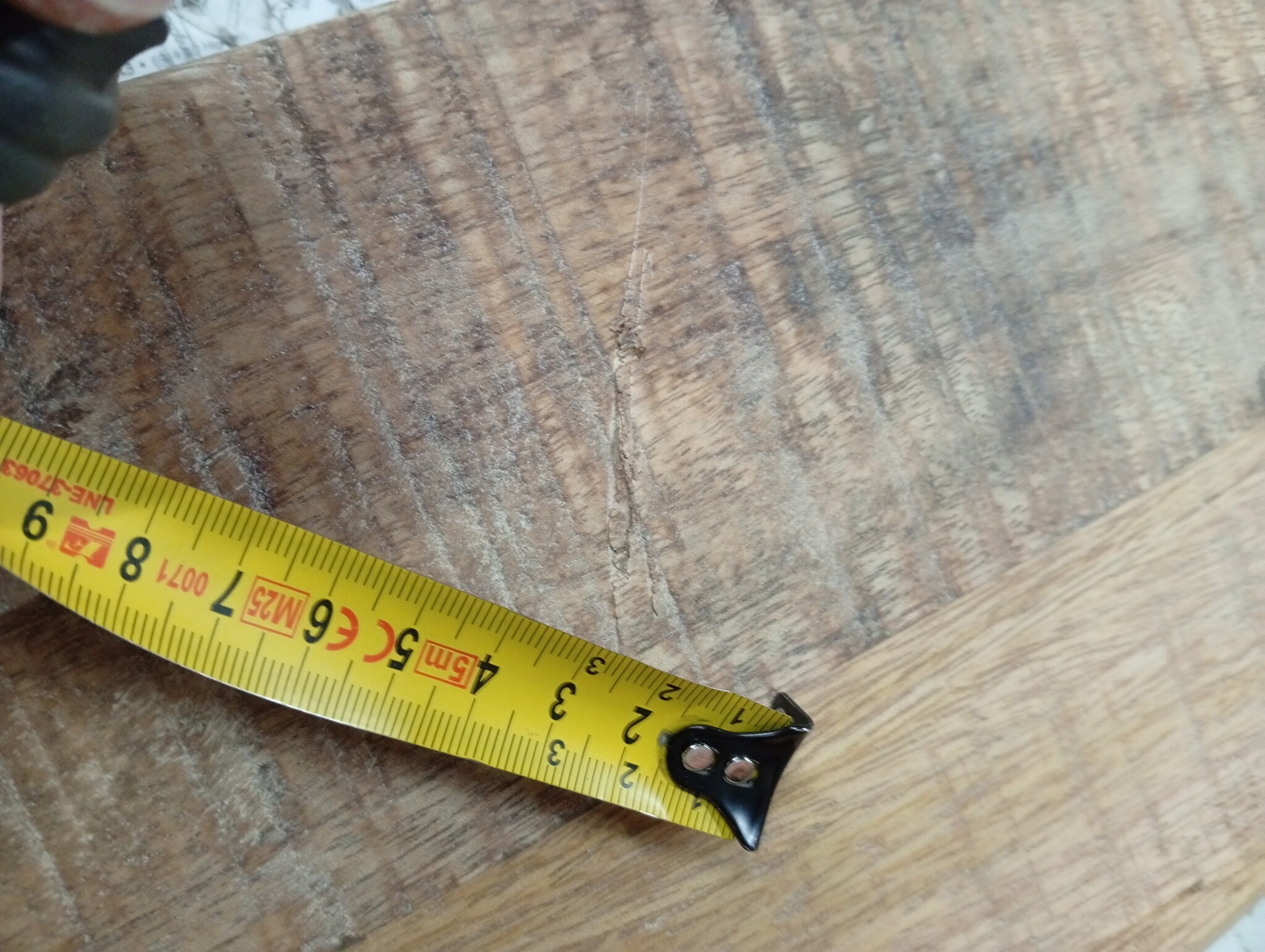 vidaXL Tafelblad Mangohout 160x20x2.5cm - Natuurlijke Rand - 55% Korting