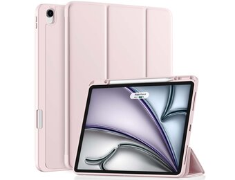 Vobafe iPad Air 13" Hoes met Potloodhouder & Stand - Roze (30% Korting)