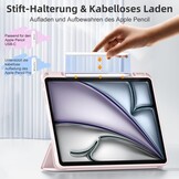Vobafe iPad Air 13" Hoes met Potloodhouder & Stand - Roze (30% Korting)
