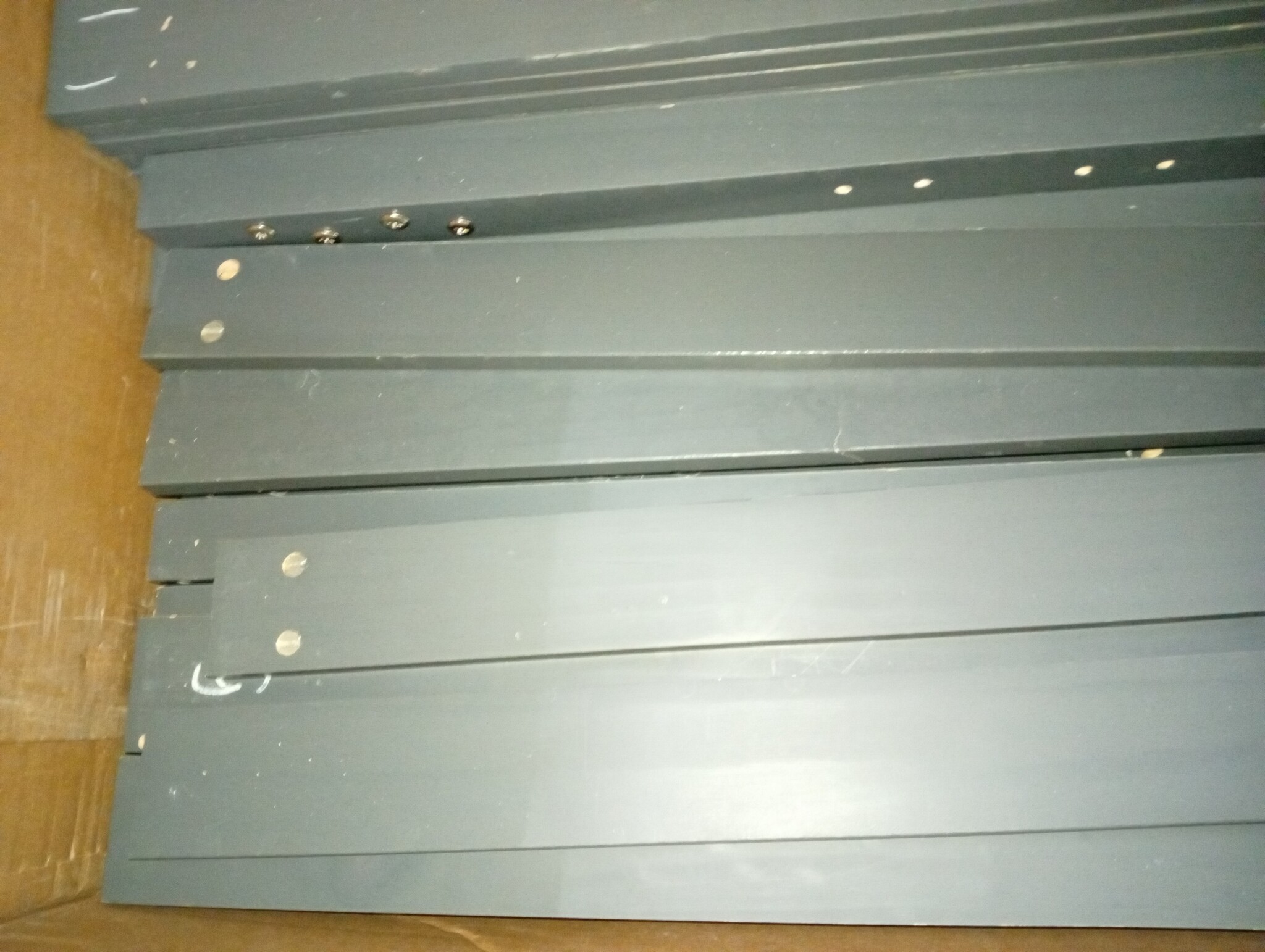 vidaXL Middenbank Grenenhout Grijs - 60% Korting!