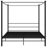 vidaXL Hemelbedframe Metaal Zwart 180x200 | -55%
