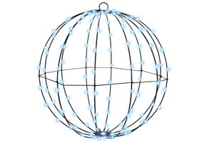 vidaXL Kerstbal 40cm - 120 LED Koudwit - Metaal (47% Korting)