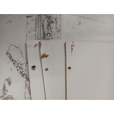 vidaXL Dressoir 120x36x69 cm Wit Bewerkt Hout - 55% Korting