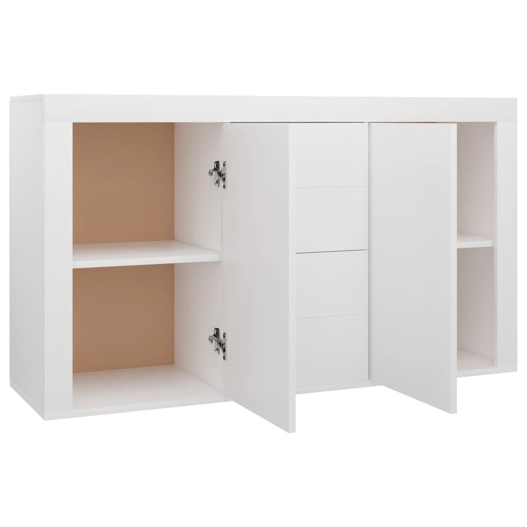 vidaXL Dressoir 120x36x69 cm Wit Bewerkt Hout - 55% Korting