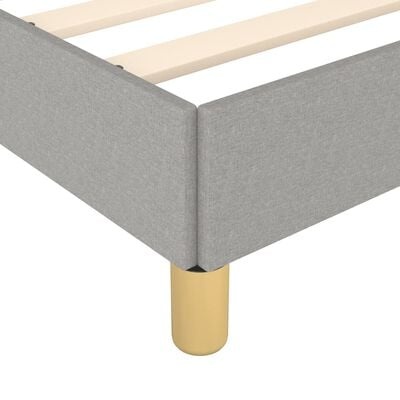 vidaXL Bedframe 90x200cm Lichtgrijs - Nu 64% Korting!