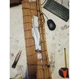 vidaXL Bamboe Rolgordijn - 80x220cm Bruin | 68% Korting!