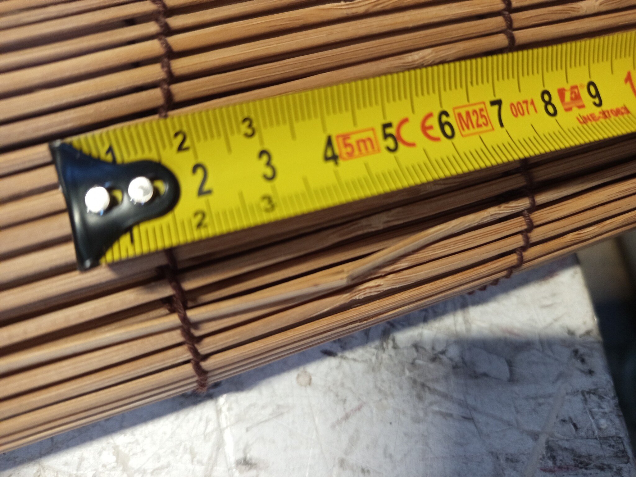 vidaXL Bamboe Rolgordijn - 80x220cm Bruin | 68% Korting!