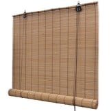vidaXL Bamboe Rolgordijn - 80x220cm Bruin | 68% Korting!