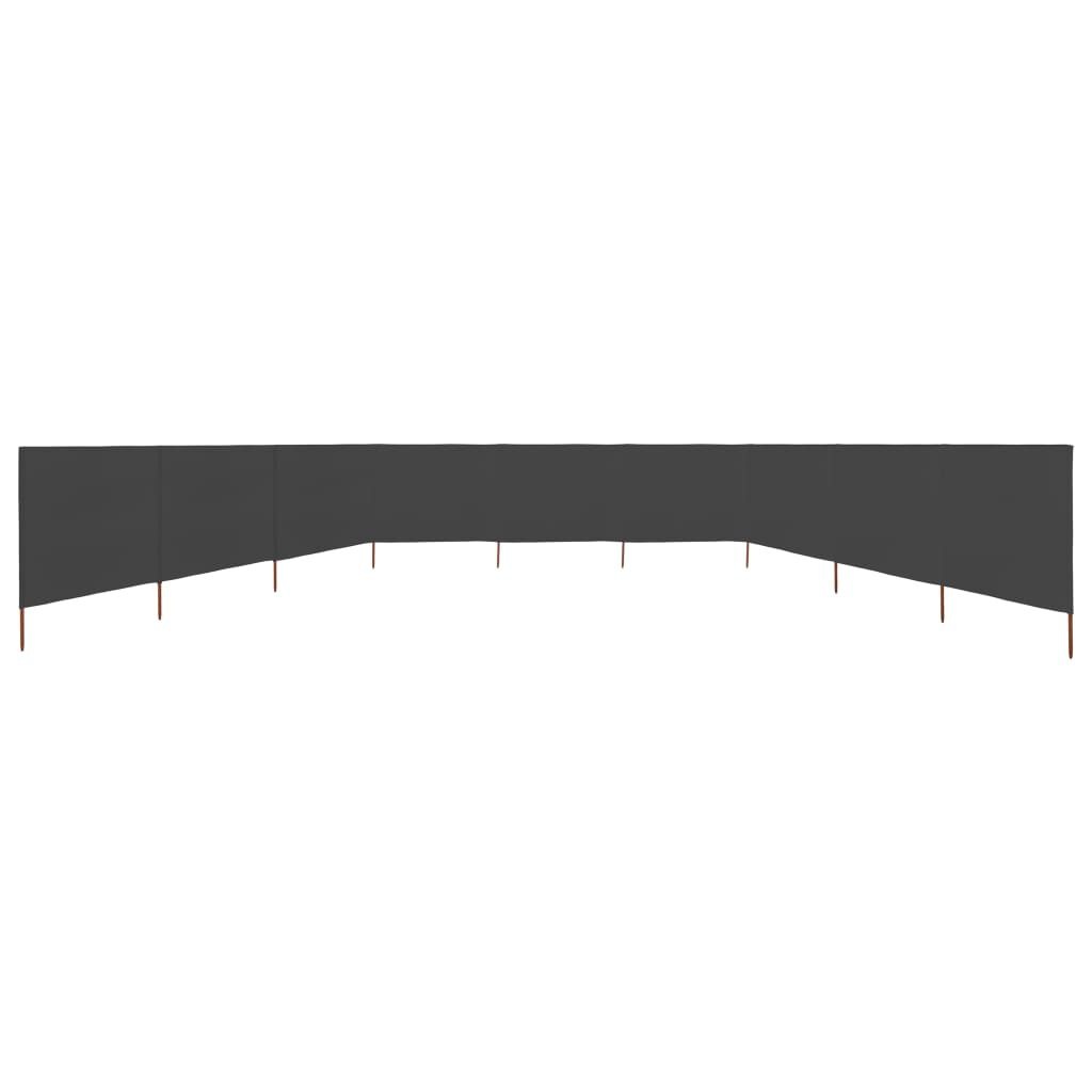 vidaXL Windscherm 9-panelen 1200x120 cm Antraciet | -53%