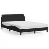 VidaXL Bedframe Fluweel Zwart 140x200 cm - Nu 37% Korting!