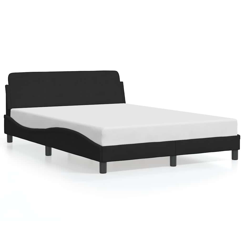 VidaXL Bedframe Fluweel Zwart 140x200 cm - Nu 37% Korting!