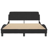 VidaXL Bedframe Fluweel Zwart 140x200 cm - Nu 37% Korting!