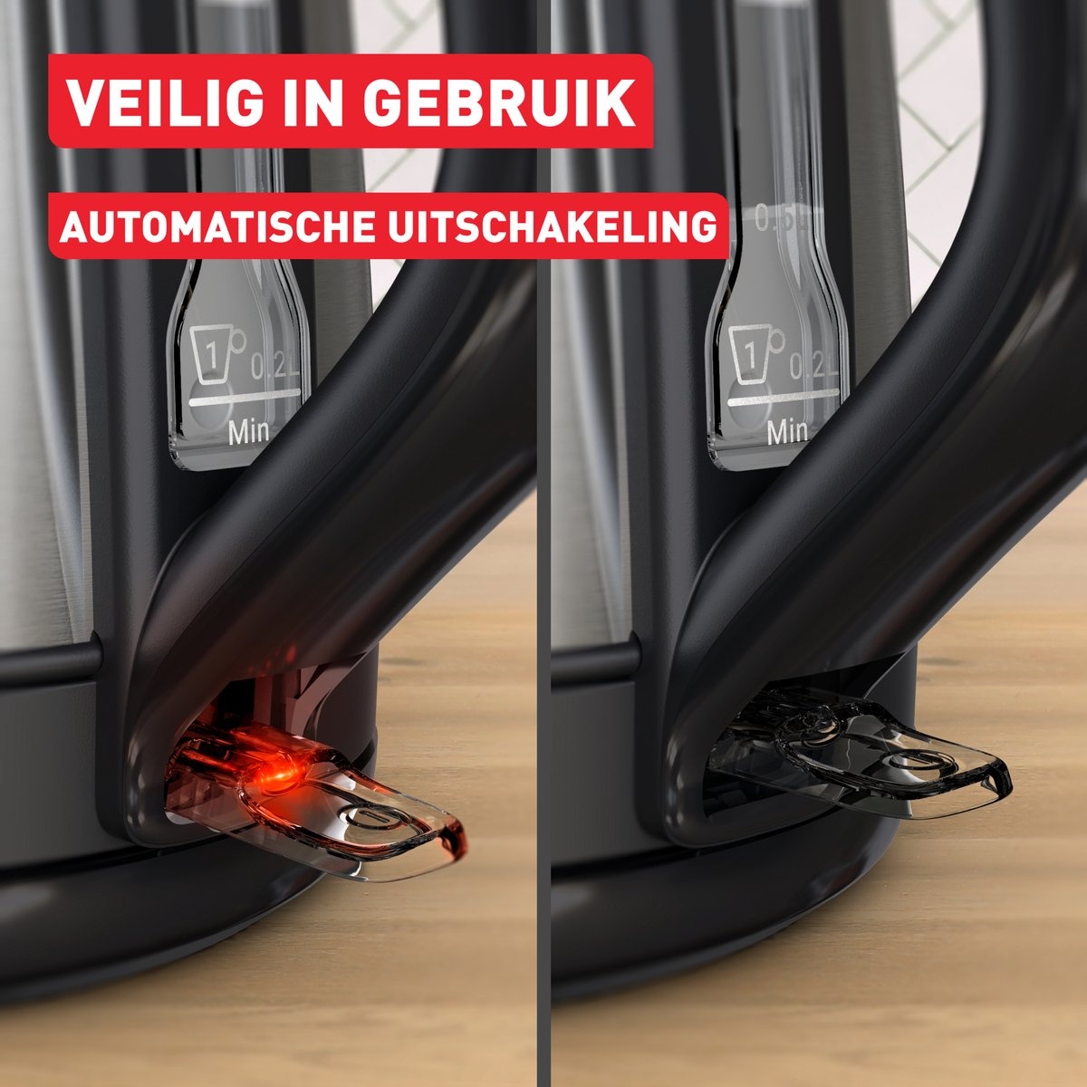 Tefal Subito KO5S2D Mini Waterkoker 1L RVS - 42% Korting!