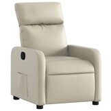 VidaXL Fauteuil Kunstleer Crème - 64% Korting
