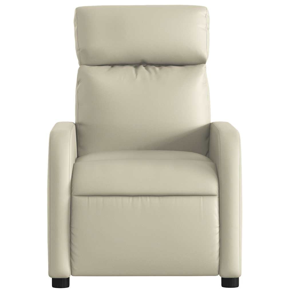 VidaXL Fauteuil Kunstleer Crème - 64% Korting