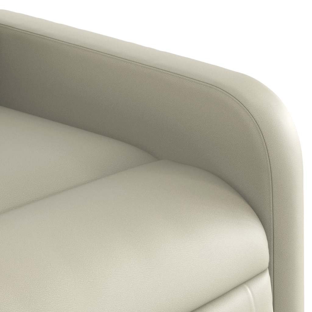VidaXL Fauteuil Kunstleer Crème - 64% Korting