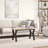 vidaXL Salontafelpoten Y-frame Zwart Gietijzer - 37% Korting!