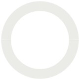 vidaXL Platte boomring Wit 43% Korting | Ø90/120 cm Staal