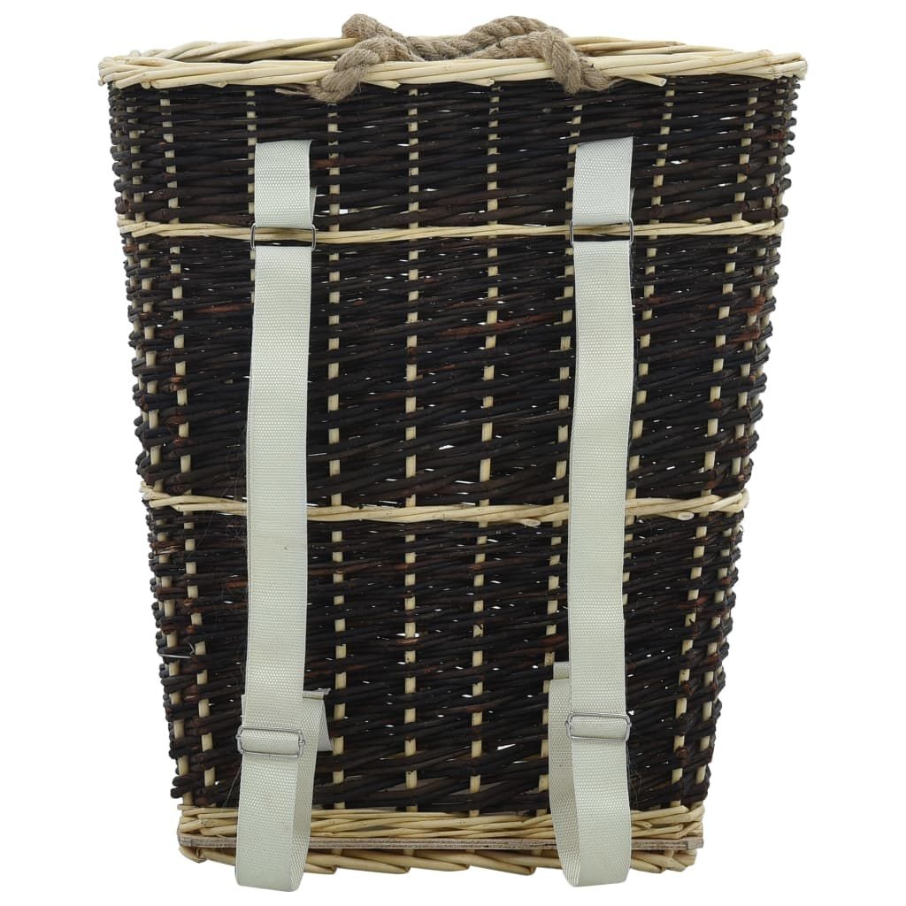 vidaXL Houtmand Wilgenhout 50x44x58 cm - 64% Korting!