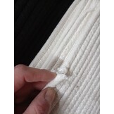 vidaXL Opbergmand Katoen Zwart/Wit (Ø 49x65 cm) - Nu 64% Korting!