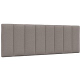 vidaXL Hoofdbordkussen Hanko Taupe 140 cm - 47% Korting!