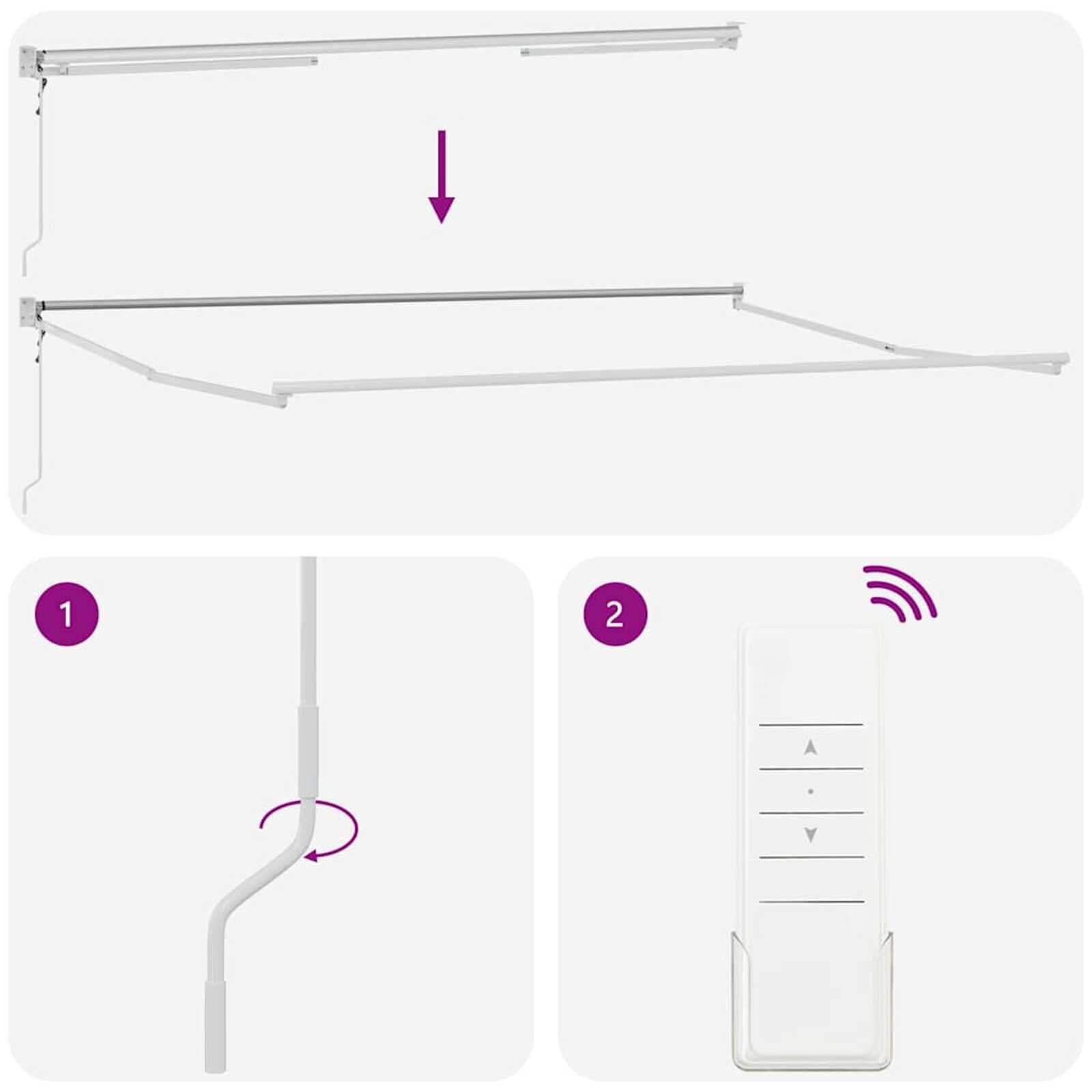 Markies Wit 4 × 3 m Metaal - 62% Korting