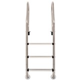 vidaXL Zwembadladder RVS 304 - 3 Sporten - 37% Korting!