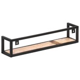 vidaXL Wandschappen 2 st. 80 cm Gerecycled Hout - 49% Korting!